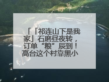 「祁连山下是我家」石磨昼夜转，订单“粮”辰到！高台这个村靠黑小麦面粉拿下成立来最大订单