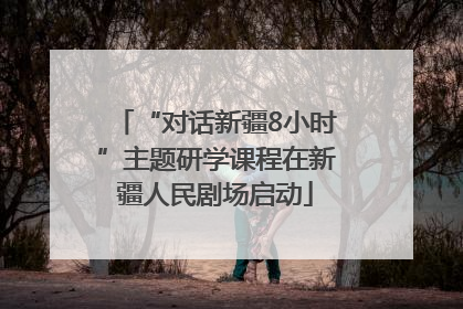 “对话新疆8小时”主题研学课程在新疆人民剧场启动