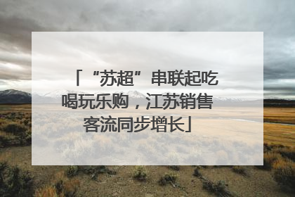 “苏超”串联起吃喝玩乐购，江苏销售客流同步增长