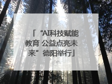 “AI科技赋能教育 公益点亮未来”德阳举行
