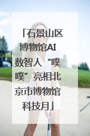 石景山区博物馆AI数智人“噗噗”亮相北京市博物馆科技月
