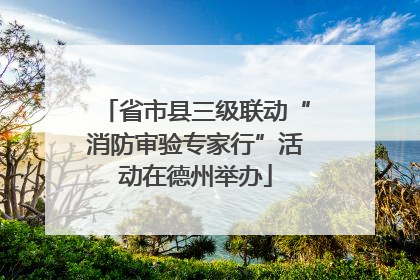 省市县三级联动“消防审验专家行”活动在德州举办