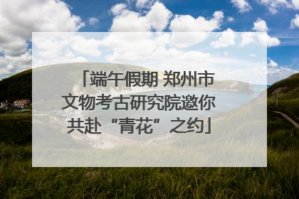 端午假期 郑州市文物考古研究院邀你共赴“青花”之约