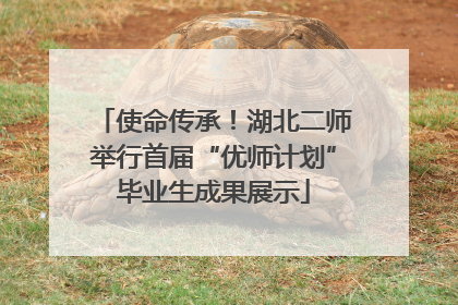 使命传承！湖北二师举行首届“优师计划”毕业生成果展示