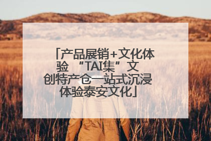 产品展销+文化体验 “TAI集”文创特产仓一站式沉浸体验泰安文化