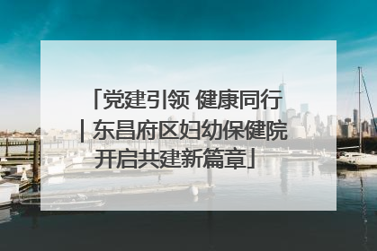 党建引领 健康同行｜东昌府区妇幼保健院开启共建新篇章
