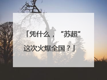 凭什么，“苏超”这次火爆全国？