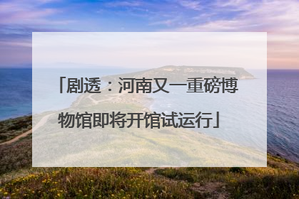 剧透：河南又一重磅博物馆即将开馆试运行