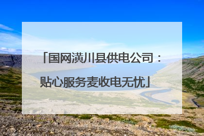 国网潢川县供电公司：贴心服务麦收电无忧