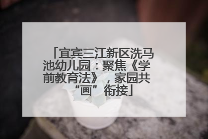 宜宾三江新区洗马池幼儿园：聚焦《学前教育法》，家园共“画”衔接