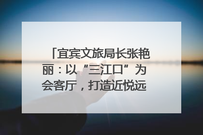 宜宾文旅局长张艳丽：以“三江口”为会客厅，打造近悦远来的国际旅游城市｜文旅局长说