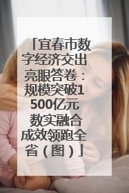 宜春市数字经济交出亮眼答卷：规模突破1500亿元 数实融合成效领跑全省（图）