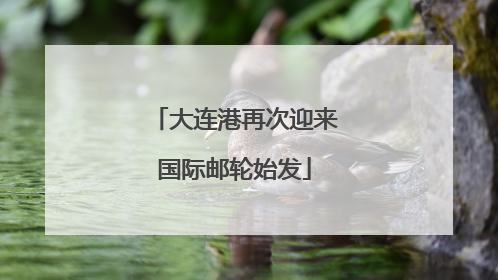 大连港再次迎来国际邮轮始发
