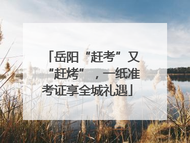岳阳“赶考”又“赶烤”，一纸准考证享全城礼遇