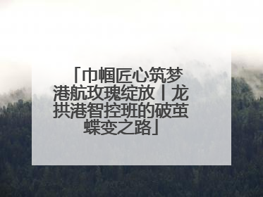 巾帼匠心筑梦 港航玫瑰绽放丨龙拱港智控班的破茧蝶变之路