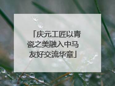 庆元工匠以青瓷之美融入中马友好交流华章