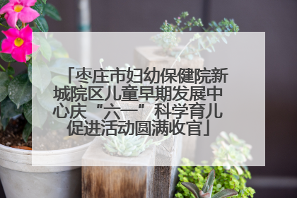 枣庄市妇幼保健院新城院区儿童早期发展中心庆“六一”科学育儿促进活动圆满收官