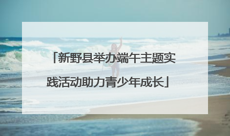 新野县举办端午主题实践活动助力青少年成长