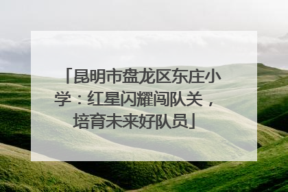 昆明市盘龙区东庄小学：红星闪耀闯队关，培育未来好队员