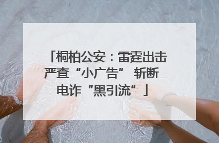桐柏公安：雷霆出击严查“小广告” 斩断电诈“黑引流”