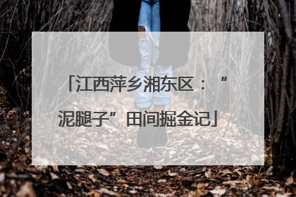江西萍乡湘东区：“泥腿子”田间掘金记