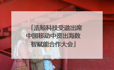 浩鲸科技受邀出席中国移动中资出海数智赋能合作大会