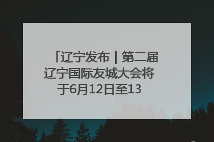 辽宁发布｜第二届辽宁国际友城大会将于6月12日至13日在沈阳举办