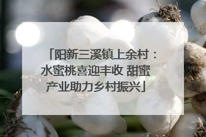阳新三溪镇上余村：水蜜桃喜迎丰收 甜蜜产业助力乡村振兴