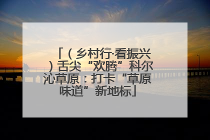 （乡村行·看振兴）舌尖“欢腾”科尔沁草原：打卡“草原味道”新地标