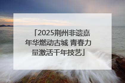 2025荆州非遗嘉年华燃动古城 青春力量激活千年技艺