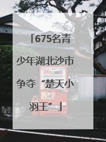 675名青少年湖北沙市争夺“楚天小羽王”