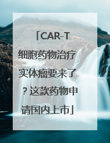 CAR-T细胞药物治疗实体瘤要来了？这款药物申请国内上市