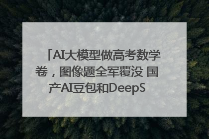 AI大模型做高考数学卷，图像题全军覆没 国产AI豆包和DeepSeek均得分144