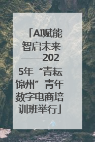 AI赋能 智启未来——2025年“青耘锦州”青年数字电商培训班举行